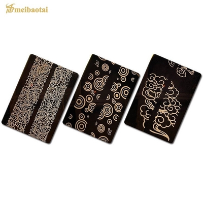 Black Metal Etched Elevator Stainless Steel Sheet 1219x2438mm