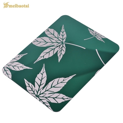 Etching Stainless Steel Decorate Sheet Four Feet 1.0mm