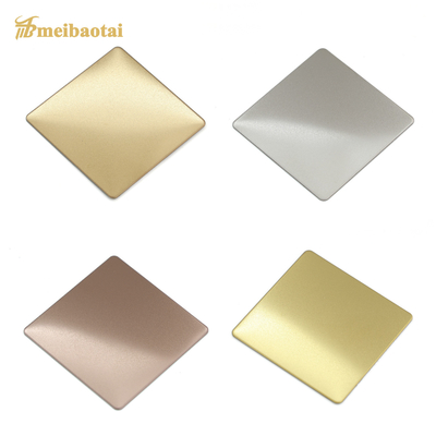 ASTM Cold Rolled Stainless Steel Plate Gold Rose Four Feet
