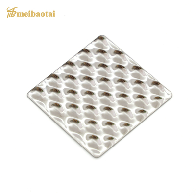 JIS Stamped Decorative Stainless Steel Sheet PVD Gold Coating