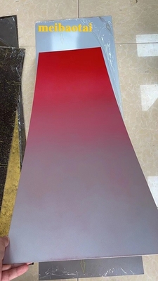 Gradient Color 2.0mm Stainless Steel Sheet Decoration Lobby Wall Ceiling