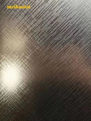 Silver Mirror Etched Stainless Steel Sheet 1mm Thickness  DIN Standard