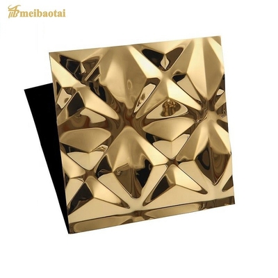 Stainless Steel Embossed Sheet With Strong Decorative And Fashion Effect For Wall And Ceiling Decoration