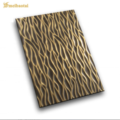 Stainless Steel Embossed Sheet With Strong Decorative And Fashion Effect For Wall And Ceiling Decoration