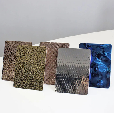 Customizable Embossed Stainless Steel Sheet With High Hardness Cr/Ni Content