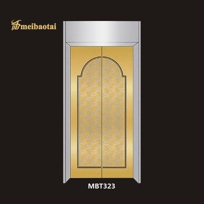 Gold Polished Finish Etching Elevator Stainless Steel Sheet 1219x2438mm
