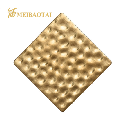 Stamped Embossed Stainless Steel Sheet 0.75mm Thickness 200HV Hardness
