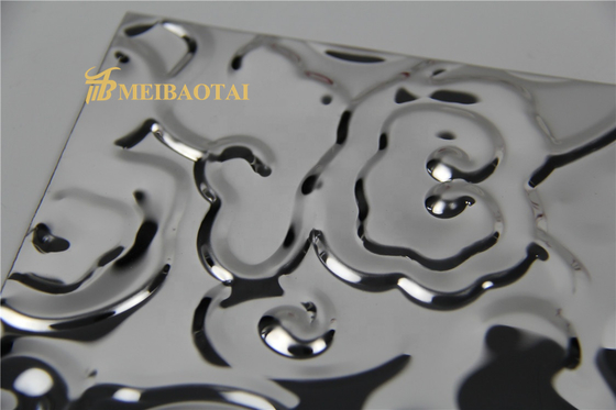 Black Mirror Decorative Stainless Steel Sheet 3048mm Length