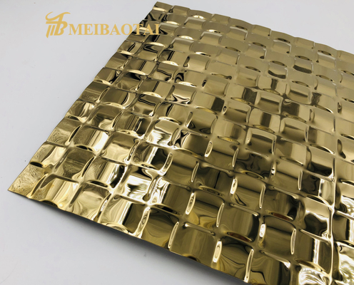 Scratch Resistance SS304 201 430 Embossed Stainless Steel Sheet Decoration Plate