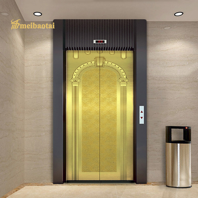 Gold Polished Finish Etching Elevator Stainless Steel Sheet 1219x2438mm
