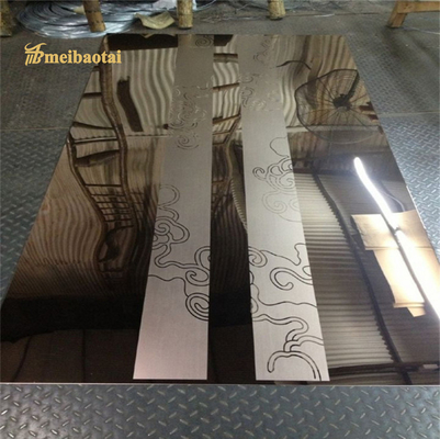 Etched Elevator Stainless Steel Sheet 1.0mm-3.0mm Thickness Slit Edge