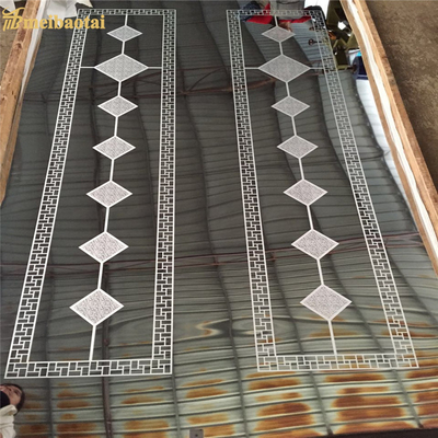 1mm Thick Stainless Steel Sheet , 70 Micron PVC Polished Steel Sheet