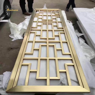 Cuboid Stainless Steel Room Divider 0.03m Thickness LISCO Material