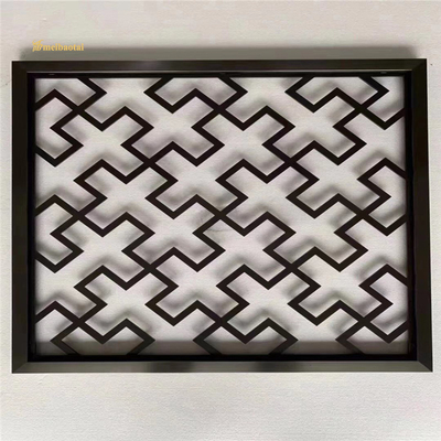 SS304 Gold Hairline Black Hairline Stainless Steel Screen Decoration Room Divider