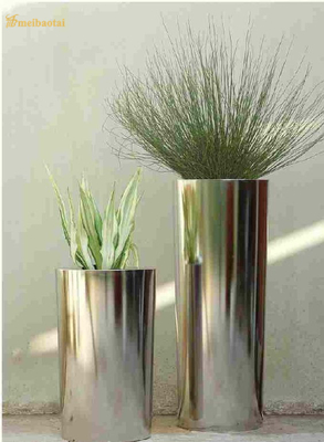 Hairline Stainless Steel Custom Metal Fabrication 1m With 70micron PVC Film
