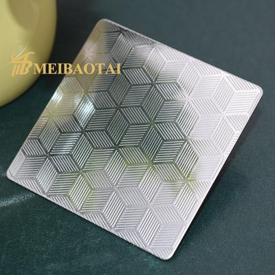 Scratch Resistance SS304 201 430 Embossed Stainless Steel Sheet Decoration Plate