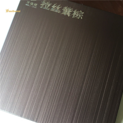 201 304 PVD Coating Color Stainless Steel Sheets Door Decoration 4X8FT