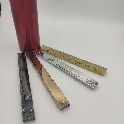 Dobra cena JIS Listwa wykończeniowa ze stali nierdzewnej Profil U V Dekoracyjny z kolorową powłoką w Internecie