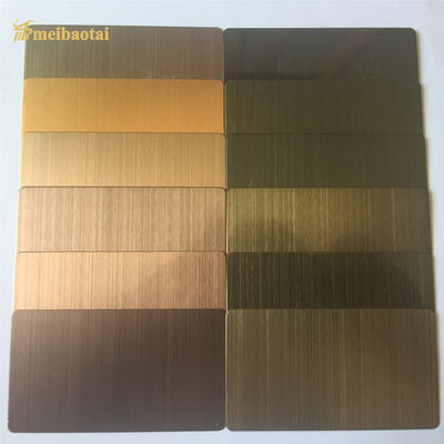 0.55mm Grubość 1219x2438mm Płytka ze stali nierdzewnej przeciw odciskom palców