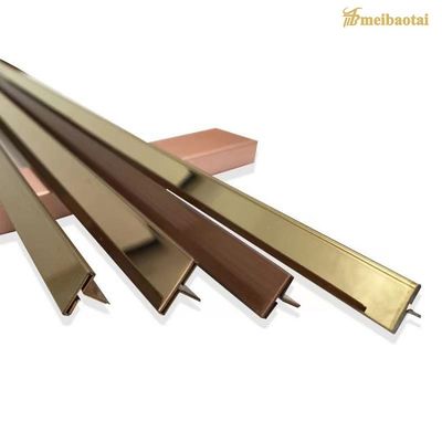 Dobra cena Dostosuj Design Mirror / Hairline Stal nierdzewna T U V Profil dekoracyjny do płytek w Internecie