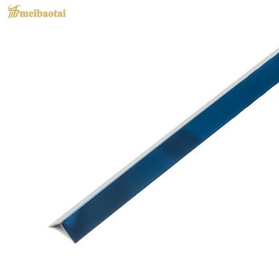 PVD Farbowe powłoki ze stali nierdzewnej L kształt płytki wykończenie 2438mm Długość anty-drukowanie palcami