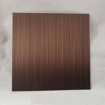 Dobra cena Anti Bronze 304 Grade Hairline Sheet ze stali nierdzewnej z AFP Finish dla dekoracji architektonicznej w Internecie