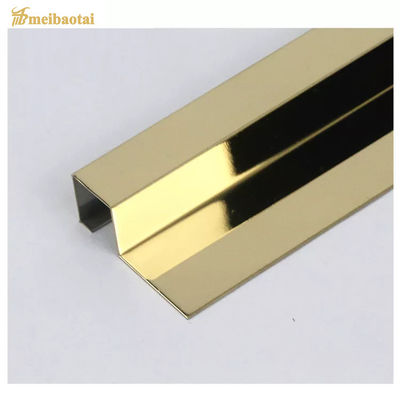 Dobra cena 304 ze stali nierdzewnej U Profile Corner Tile Trim 10FT Długość dla ochrony krawędzi w Internecie