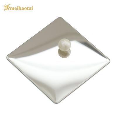 Dobra cena Wykończenie lustrzane Dekoracyjna blacha ze stali nierdzewnej 4x8 Grubość 0,6 mm w Internecie