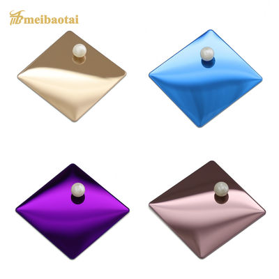 Dobra cena PVD Płaty lustrzane Dekoracyjna blacha ze stali nierdzewnej 4x8 0,6 mm grubość w Internecie