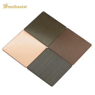 Dobra cena. Antyczna miedź Dekoracyjna blacha ze stali nierdzewnej Piaskowane wibracje w Internecie