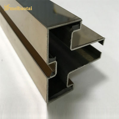 Dobra cena Wykończenia płytek ze stali nierdzewnej o nieregularnym kształcie klasy 304 Udekoruj krawędź ściany w Internecie