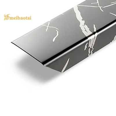304 ze stali nierdzewnej L Profile Tile Trim z grubością 0,55 mm i PVD Color Coating dla przejścia podłogi