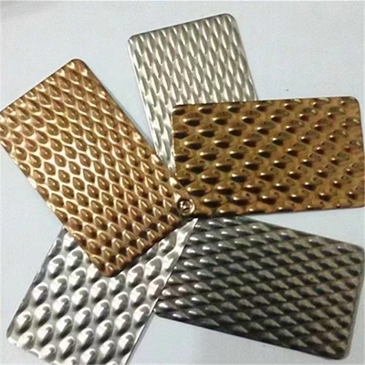 Stamped 3D Wall 304 Płytka ze stali nierdzewnej