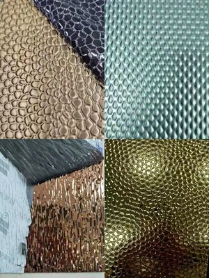 00,85 mm grubości, powlekany kolorem, wyróżniający się płytą ze stali nierdzewnej z podwójnym filmem PVC do dekoracji