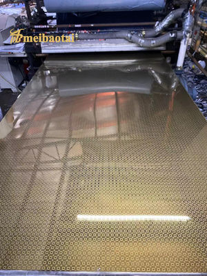 Dobra cena. Złote lusterko wygrawerowane na blacie ze stali nierdzewnej SUS 304 w Internecie