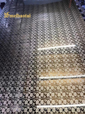 Super Mirror Etched Sheet z stali nierdzewnej 1219x2438mm 201 304
