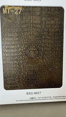 Dobra cena 304 maskowanie wzoru imitacji przeciwbrązowania blachy ze stali nierdzewnej w Internecie