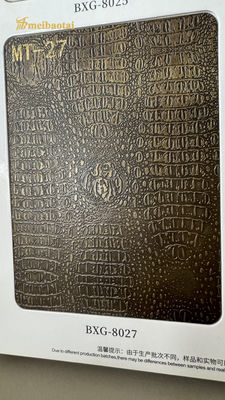 Dobra cena Imitacja ściany 3D Dekoracja z miedzi antycznej Arkusze ze stali nierdzewnej w Internecie