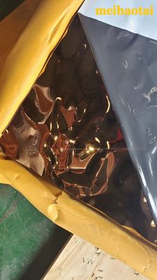 Niestandardowy rozmiar 0,65 mm grubości czarny powlekany arkusz stali nierdzewnej z efektem fali wodnej do sufitów i ścian