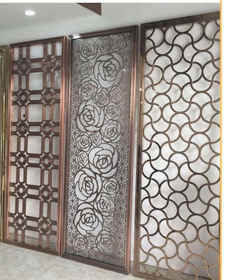 Dobra cena Dostosowany podział pomieszczeń ze stali nierdzewnej z eleganckim cięciem laserowym w Internecie