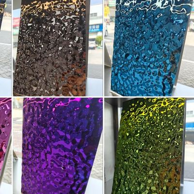 Dobra cena. Różne kolory PVD Stamped Woda Wałęsowa blacha ze stali nierdzewnej w Internecie