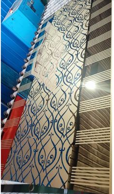 Dobra cena. Niestandardowy wzór drzwi windy ze stali nierdzewnej, trawiony w Internecie