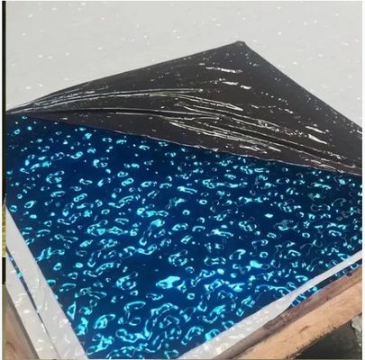 Dobra cena 0.65mm Grubość PVD Kolor powlekany wodą Wręczność blacha ze stali nierdzewnej w 1219x2438mm Rozmiar do projektowania wnętrz i architektury w Internecie