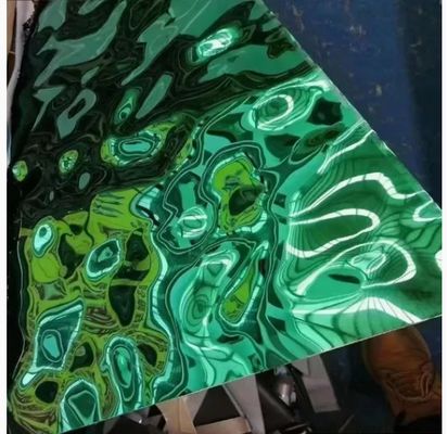 Dobra cena. PVD Farbowe powłoki wodne Płytka ze stali nierdzewnej do dekoracji wnętrz w Internecie