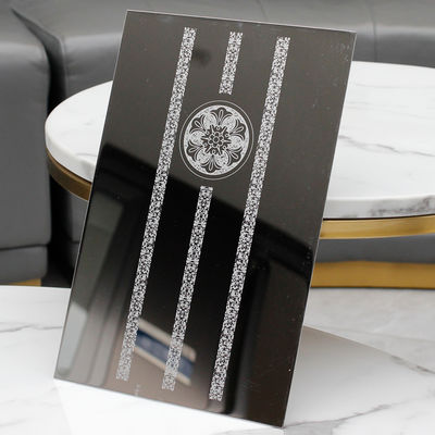 Super Mirror Finish 304 Grade Etched Stainless Steel Sheet w rozmiarze 1219x3048mm