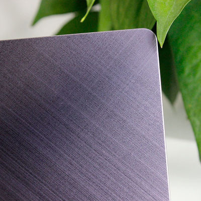 Dobra cena PVD Violet Cross Hairline 430 blacha ze stali nierdzewnej 1219x2438mm blacha dekoracyjna ze stali nierdzewnej w Internecie