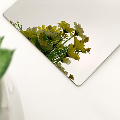 304 lustrowy wykończenie dekoracyjne blachy ze stali nierdzewnej 4 stopy