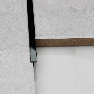 PVD Czarny Lustro 10 Stóp Nierdzewna Stal Listwa Krawędziowa 304 Kształt