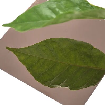 Wytrzymały 304 Rose Gold Mirror Panel ze stali nierdzewnej do dekoracji domu