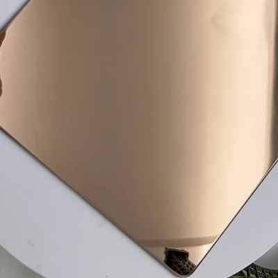 Dobra cena 304 Rose Gold Mirror blacha ze stali nierdzewnej do windy i dekoracji hotelowej w Internecie